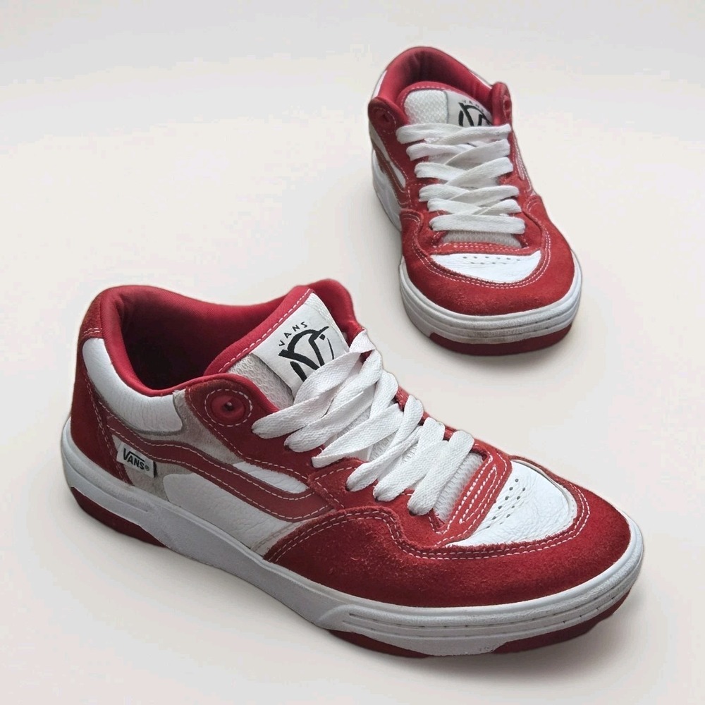 Vans Rowan 2 Red White Skateboarding Shoe Size 7